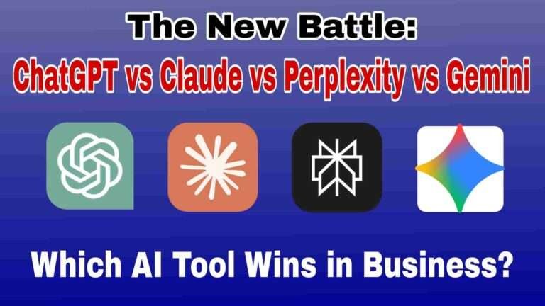 Chatgpt vs Claude vs perplexity vs gemini